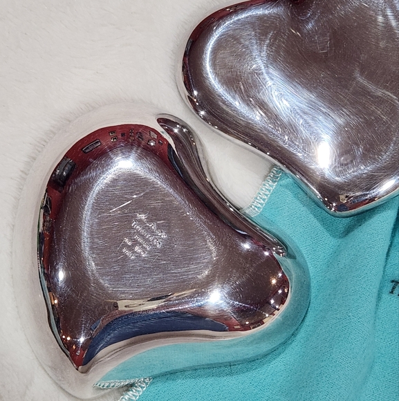 Tiffany & Co. Sterling Silver Elsa Peretti Heart Shaped Box - Picture 6 of 7